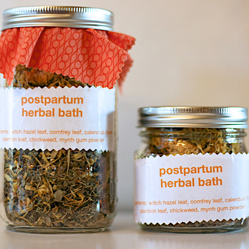 Stitched Together Tutorial Postpartum Wellness An Herbal {Sitz} Bath