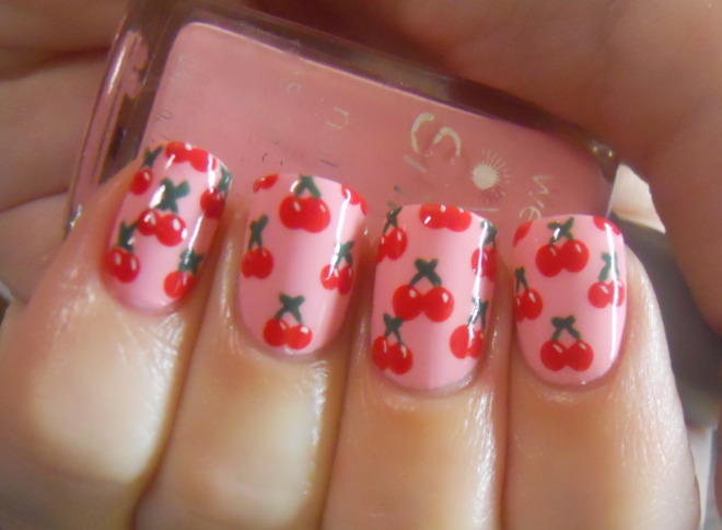 Holy Manicures: Cherry Nails.