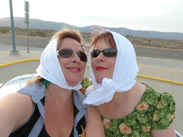 Thelma and Louise aka msmarmitelover and her sister in New Mexico