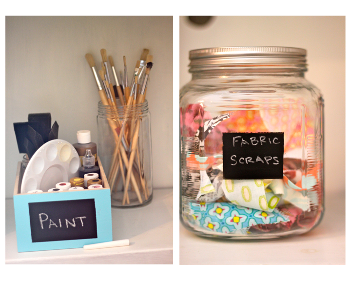 Domestic Charm DIY Chalkboard Paint Labels