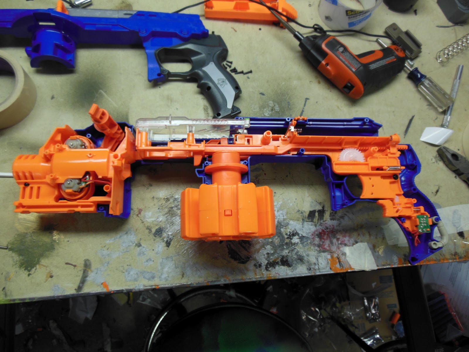 nerf hailfire mod