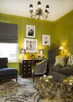 X Casas Decoracion X: Decoración de Salas de color Verde