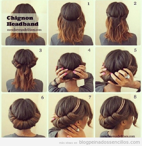 peinados con volumen - peinados rapidos para cabello corto