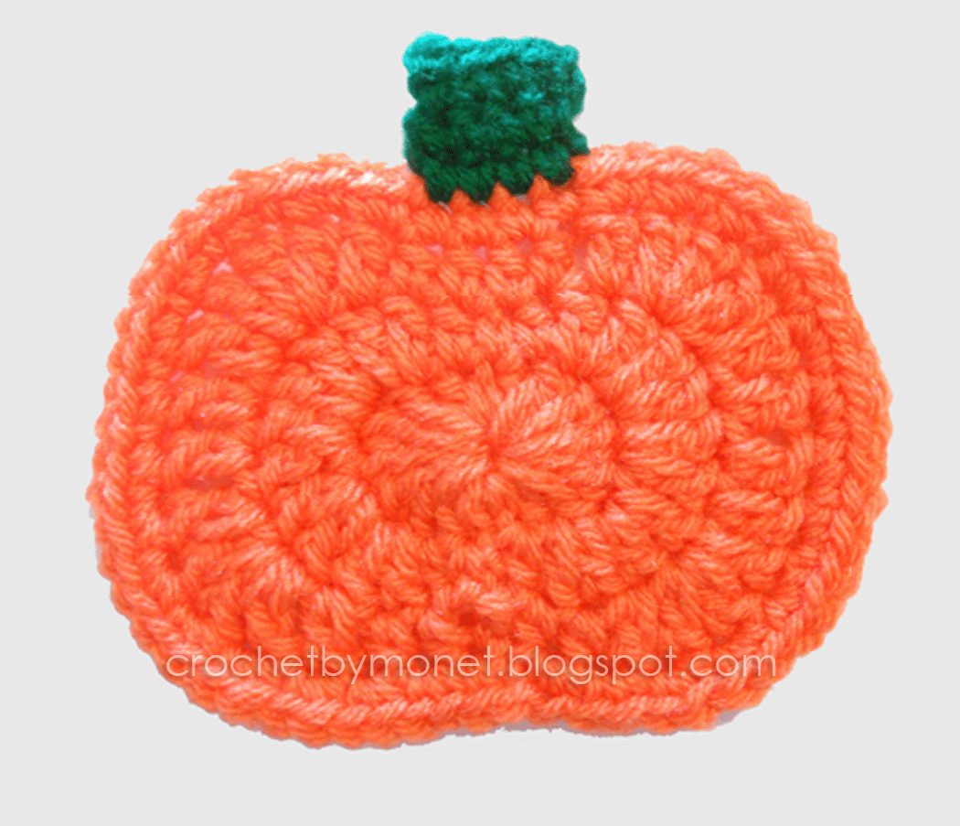 Crochet Pumpkin Coasters Pattern