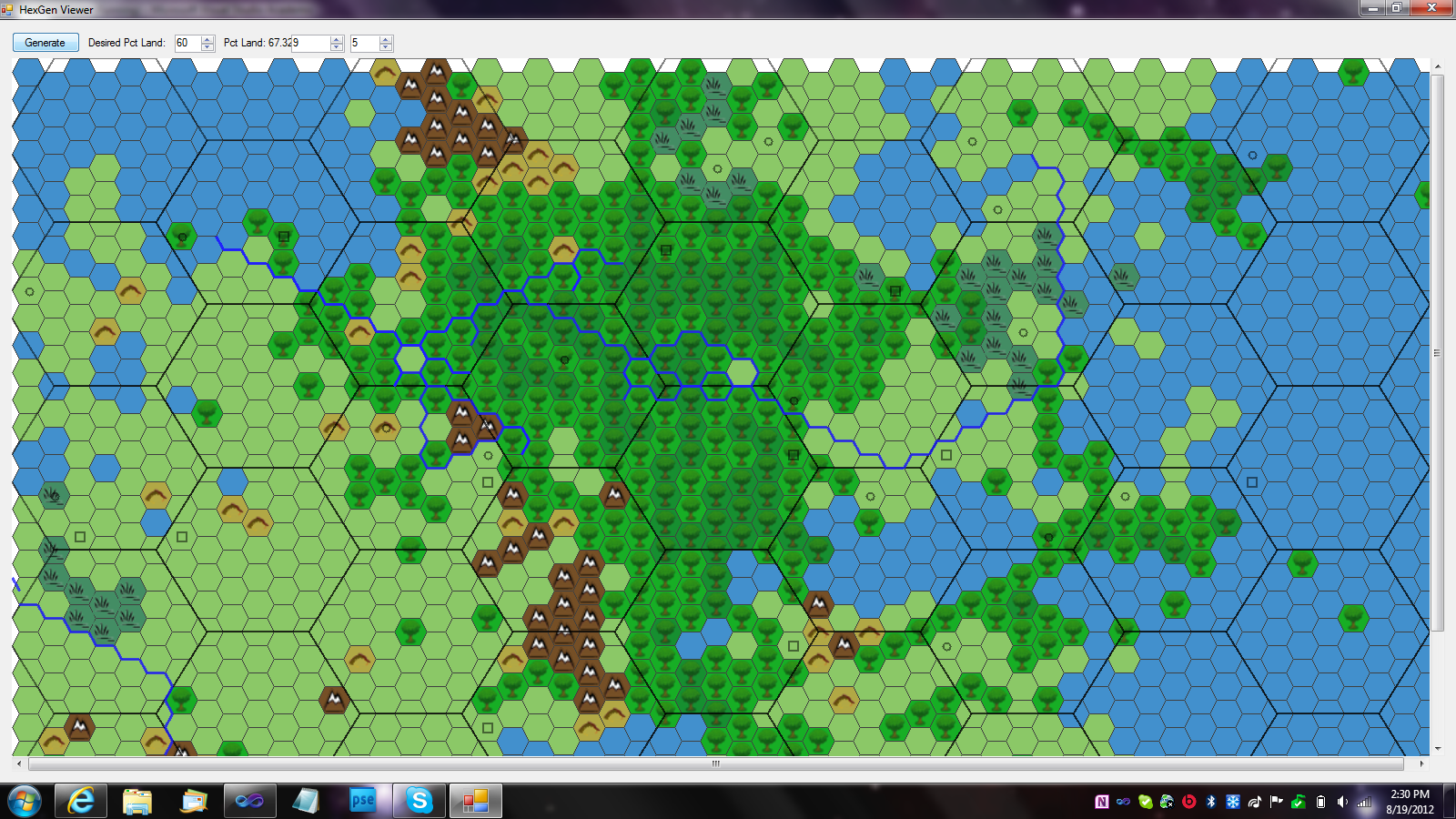 Artisitic hex map maker passabond