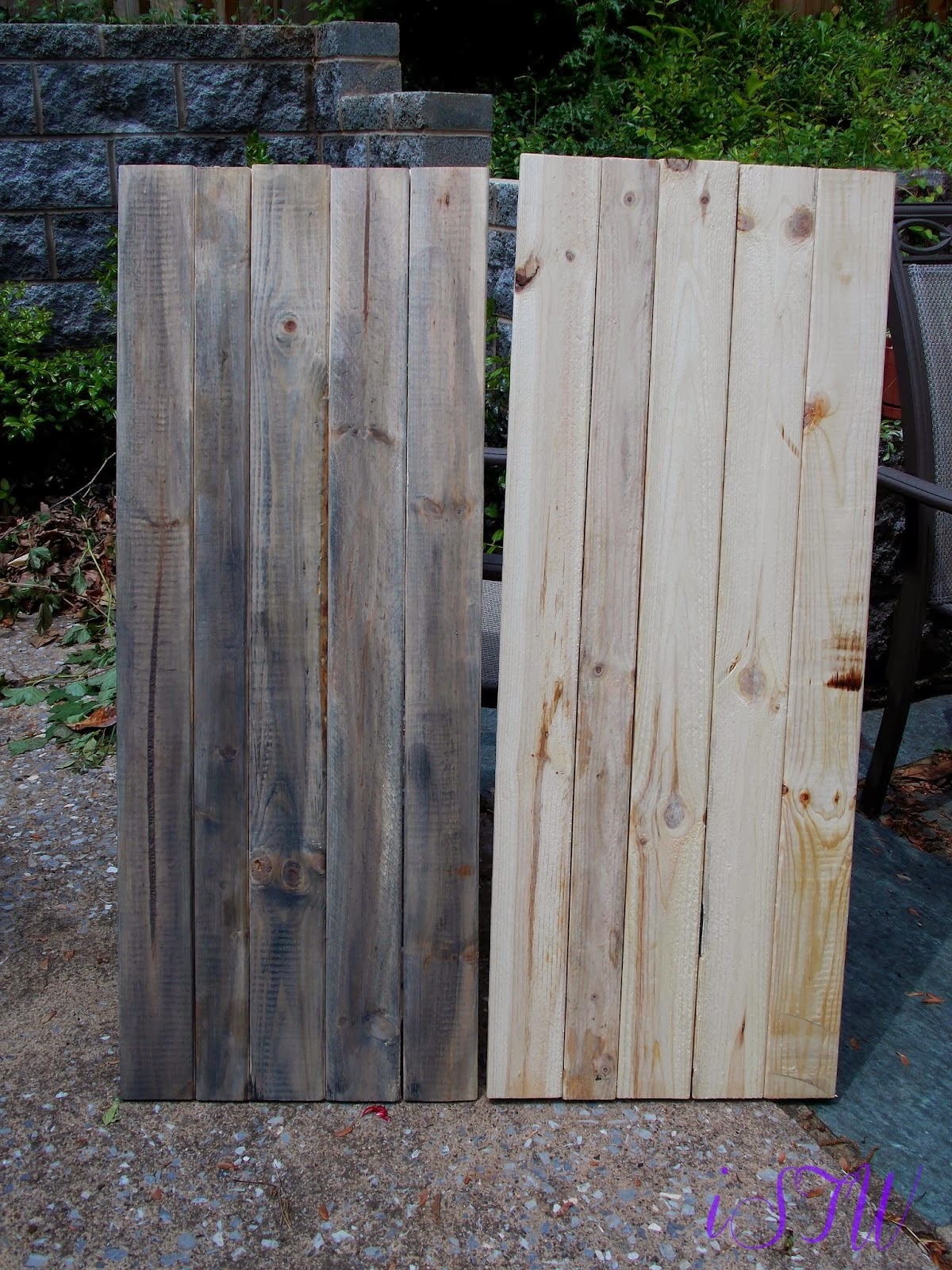 iSavor the Weekend DIY Instant Aged Wood Look