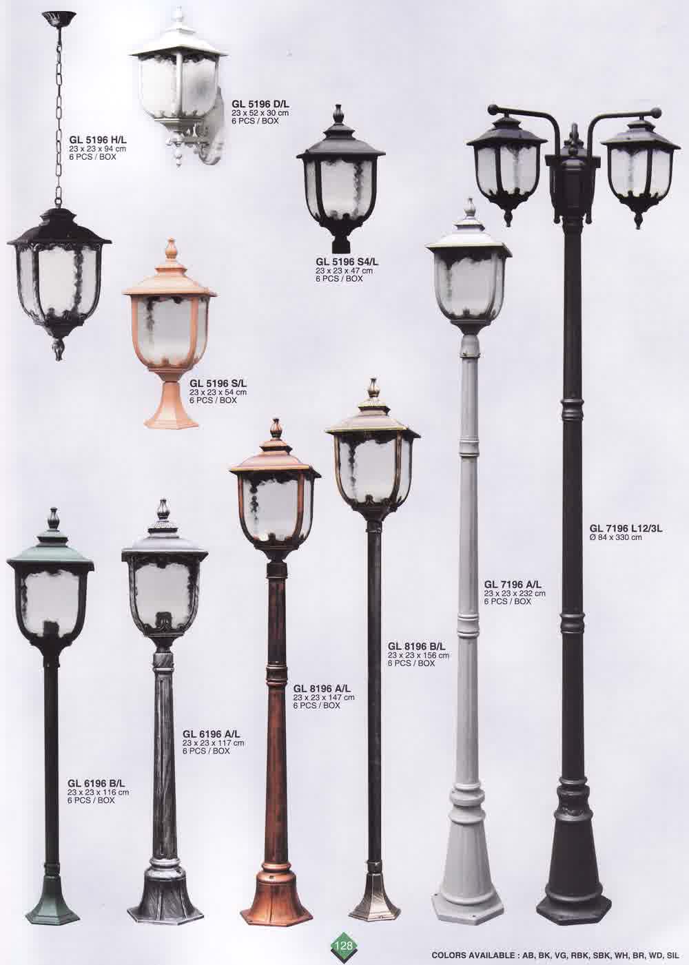 Desain Tiang Lampu Taman Menarik Lengkap - Aneka Lampu Lengkap: LED