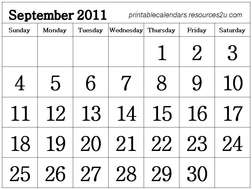 september 2011 calendar. september 2011 calendar
