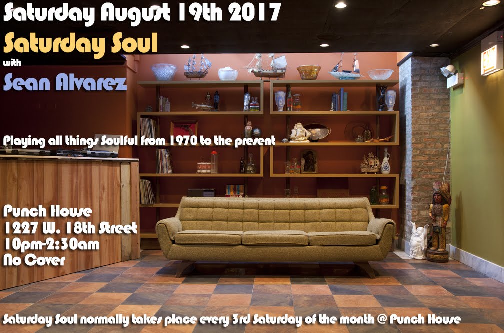 Sat 8/19: Saturday Soul @ Punch House