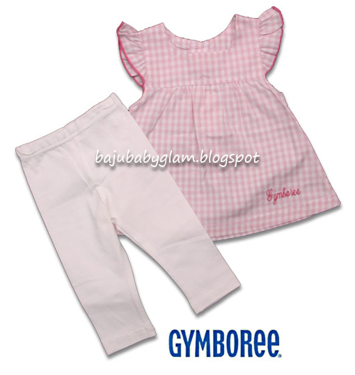 baju baby glam gymboree pant set checkers pink baju baby glam gymboree pant set checkers pink