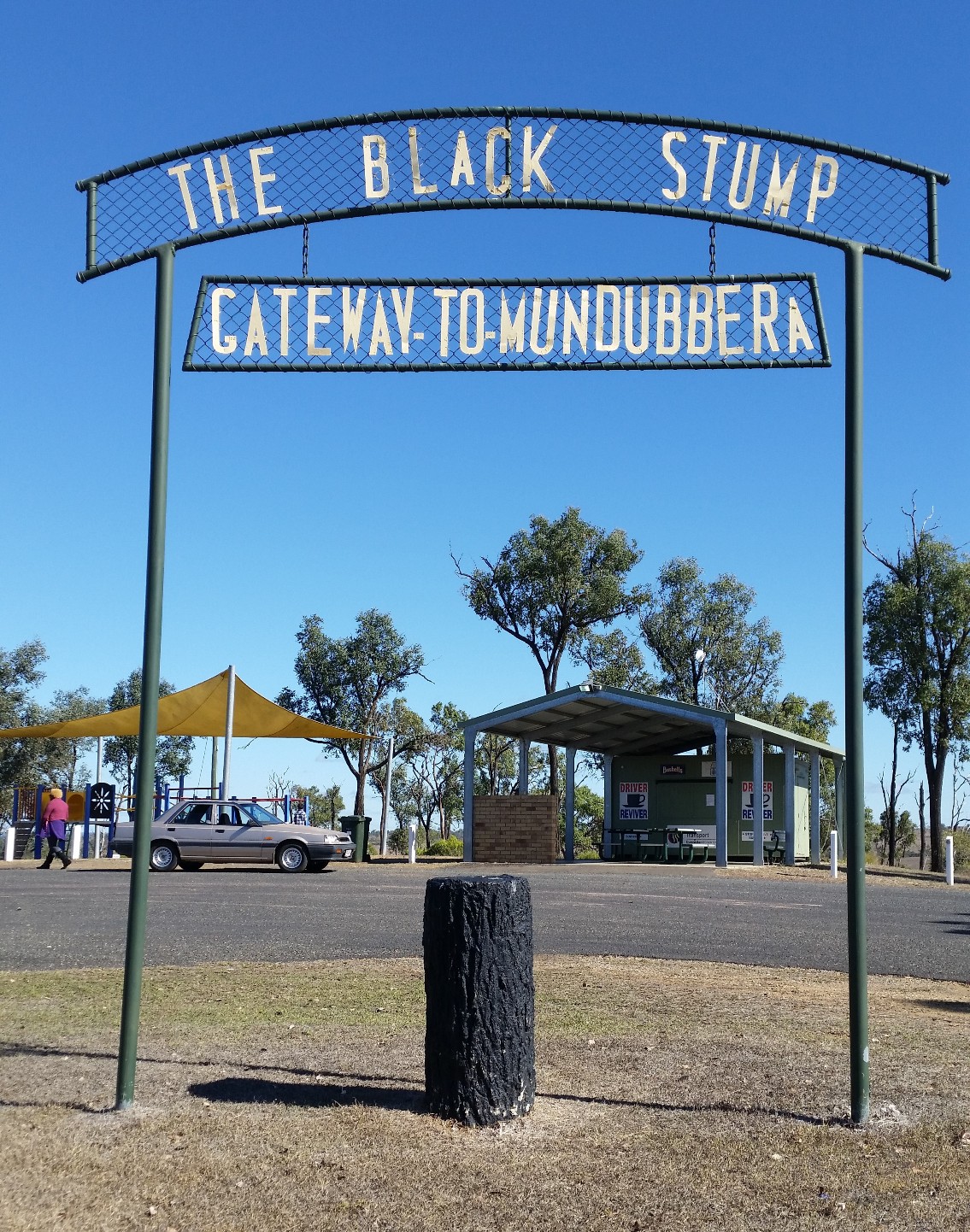 National Park Odyssey Jaysee Park, Mundubbera (The Black Stump), QLD.