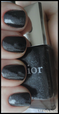 Dior black sequins swatches and review