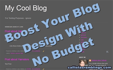 Boost Your Blog Design With No Budget #blogathon2
