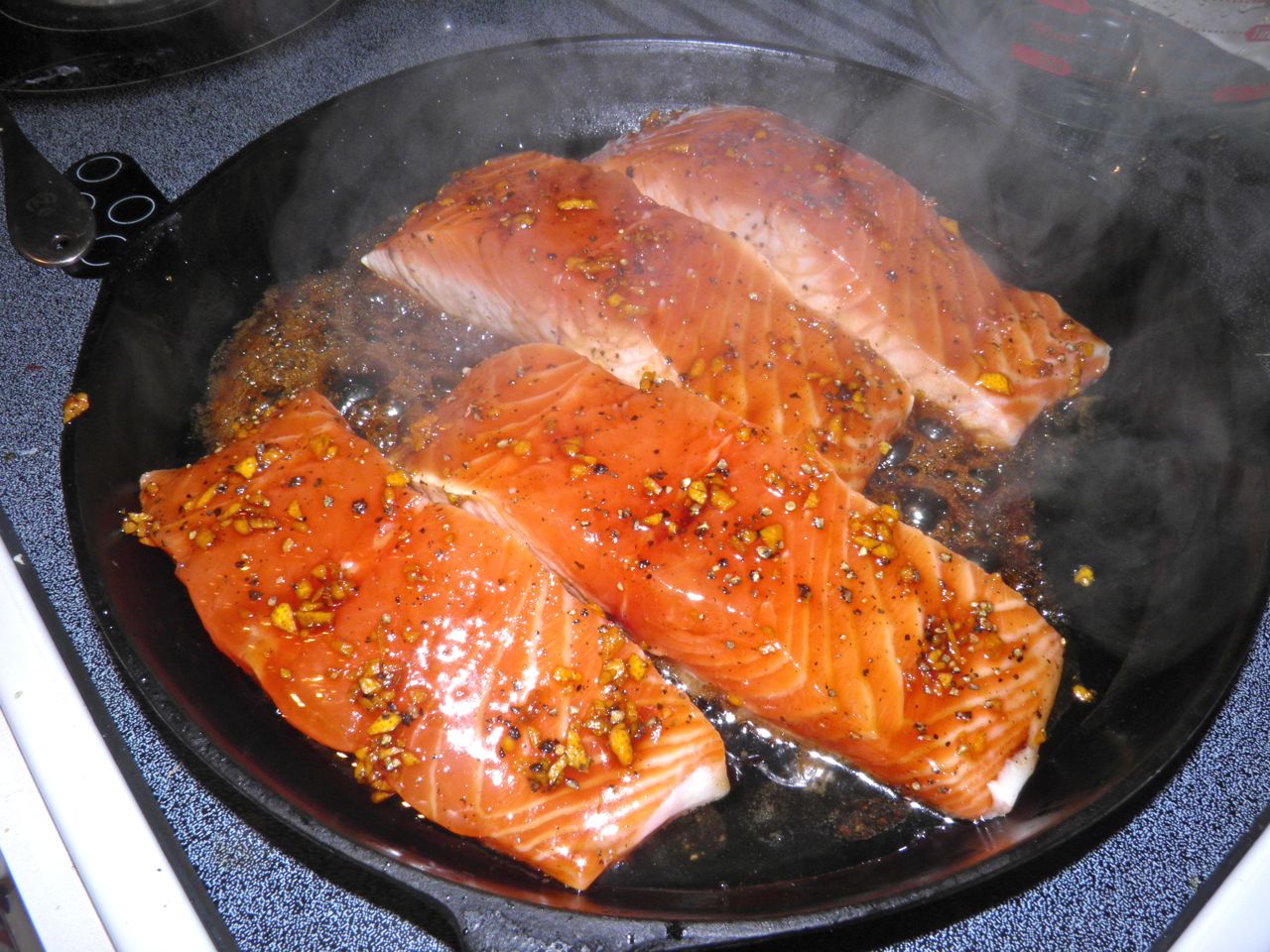Docaitta Lifestyle Recipe Pan Roasted Salmon with Maple Orange Glaze
