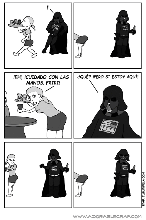 Darth Vader y el uso excesivo de la fuerza