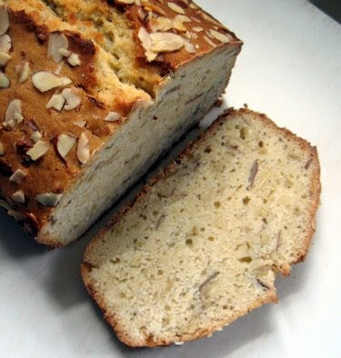 ginger almond yogurt cake