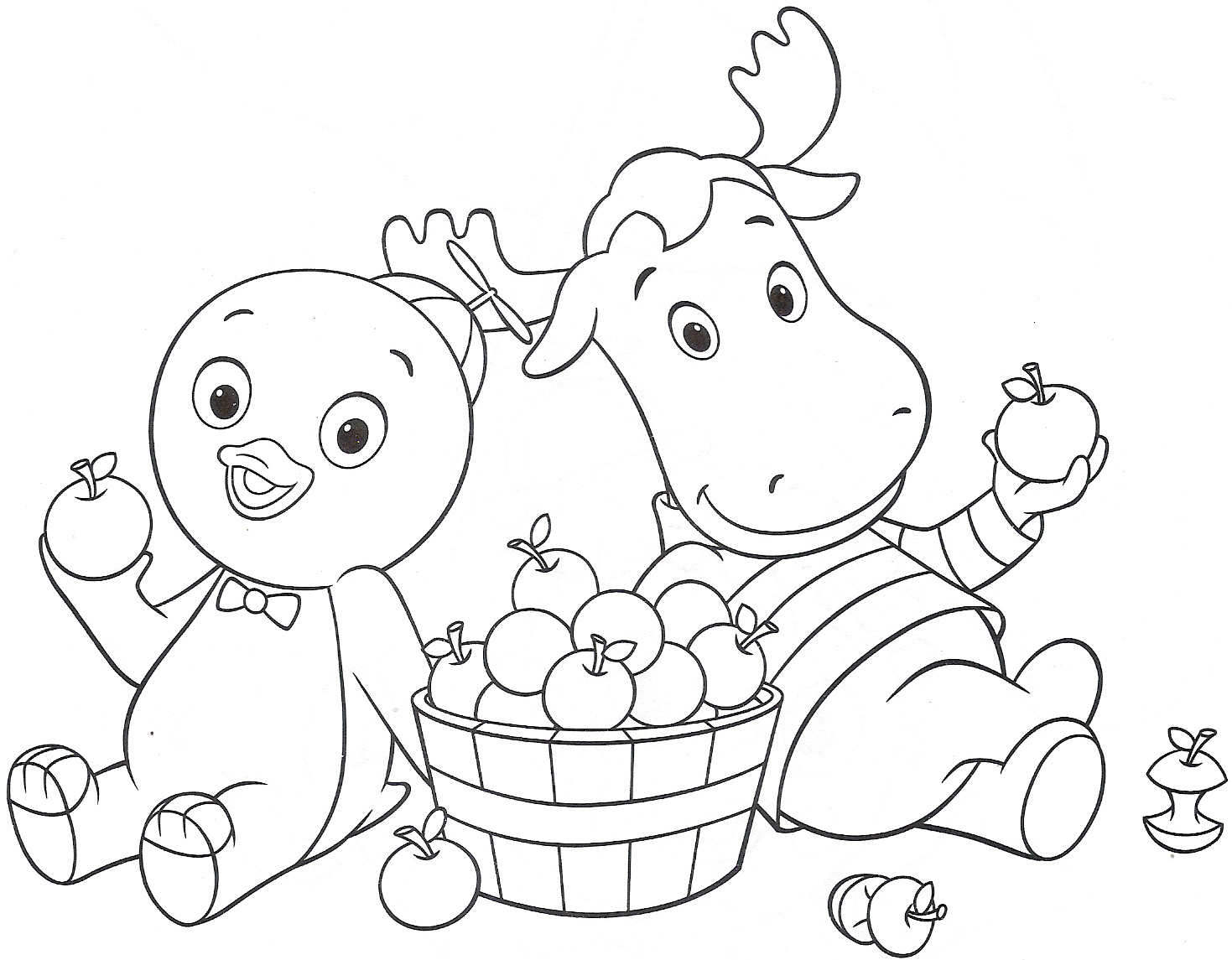 Lindos desenhos do Backyardigans para imprimir e colorir Lindos desenhos do Backyardigans para imprimir e colorir