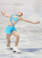 Kunstskøjteløb: Agnes Zawadzki (USA) udfører sit korte program ved Four Continents 2013