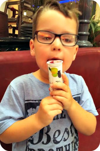 Cafe Rouge Kids Menu Fruit Ice Lolly