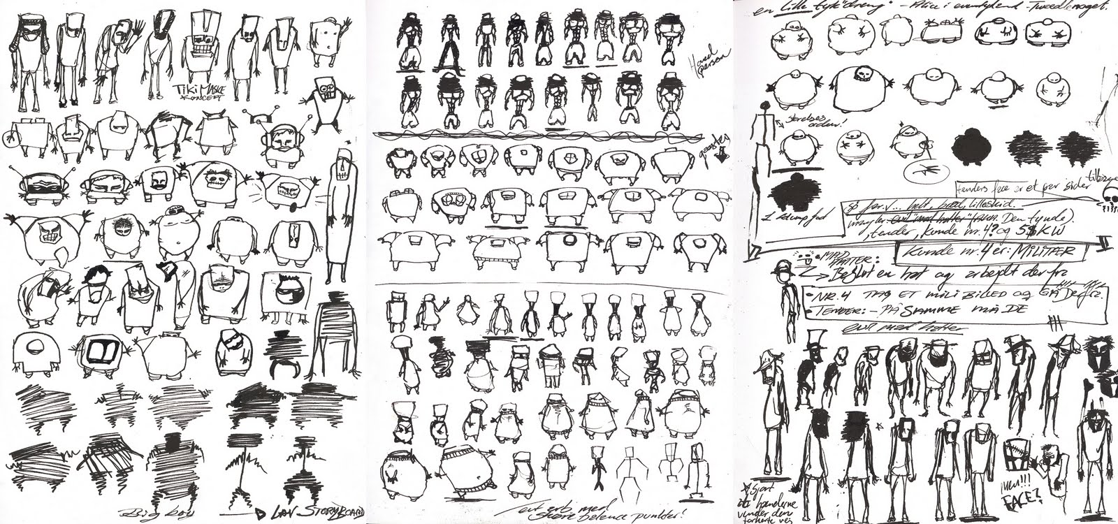 Strange dreams Inc.: body shapes