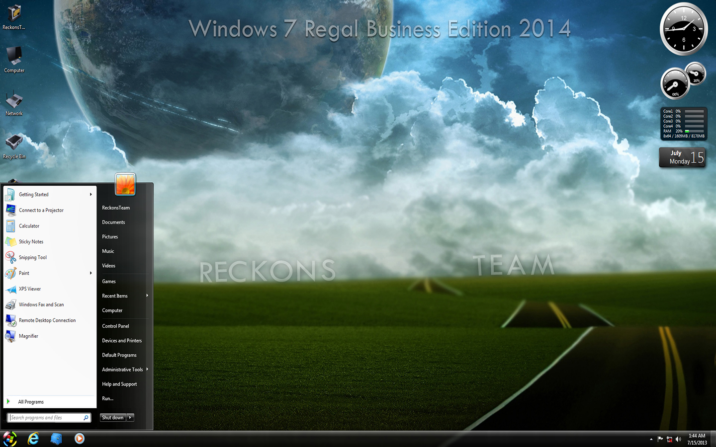 Windows 7 Regal Business Edition 2014 Sp1 X64 Activated By N