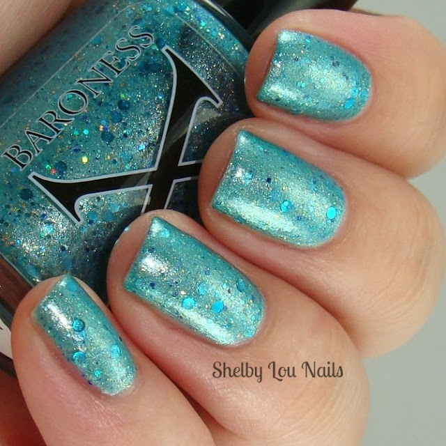 Shelby Lou Nails Stamping Saturday Mermaid Nails