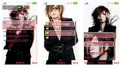 視覺系樂團the GazettE SonyEricsson手機主題for Aino﹝240x432﹞