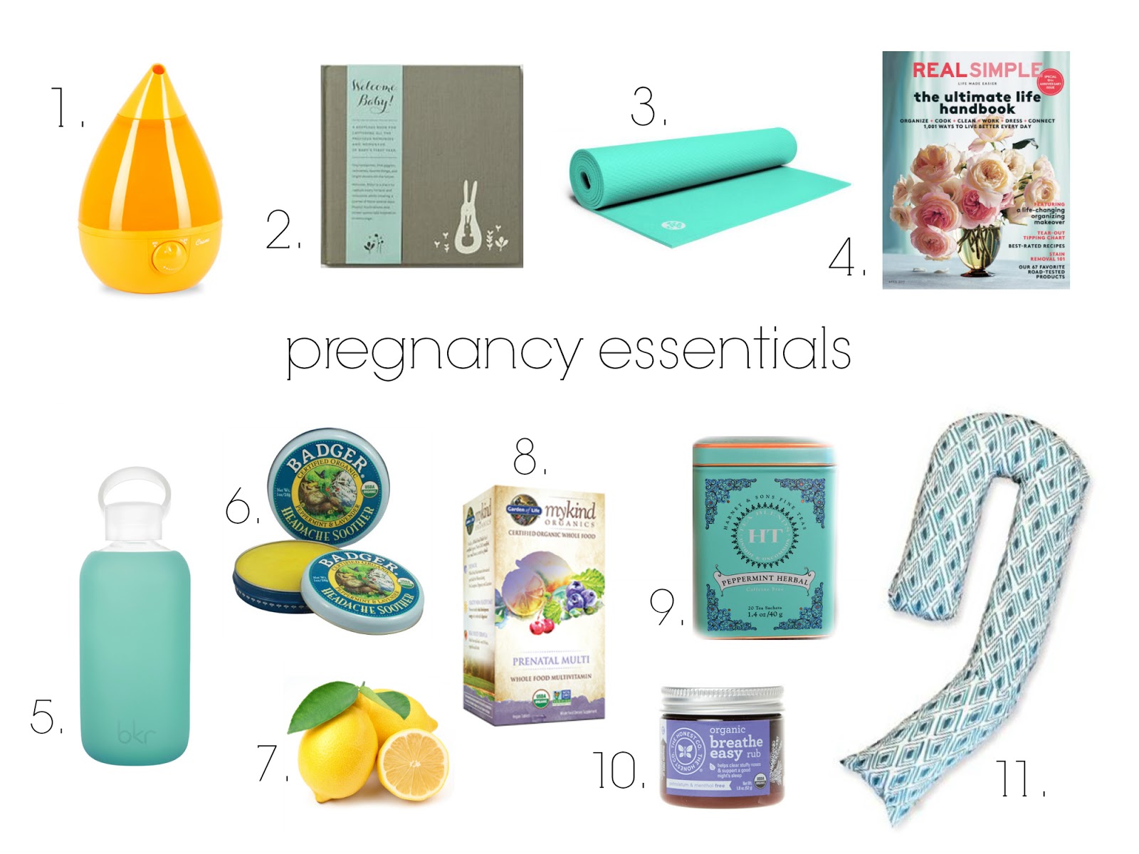 Minimalist Pregnancy Essentials