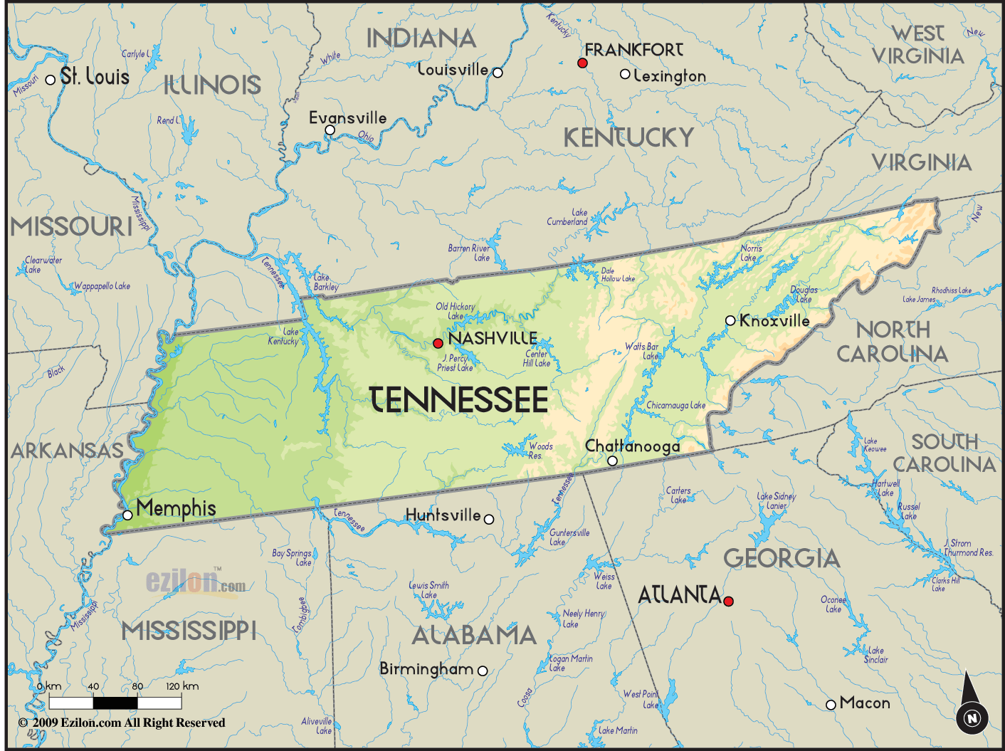 Mein Staat Tennessee