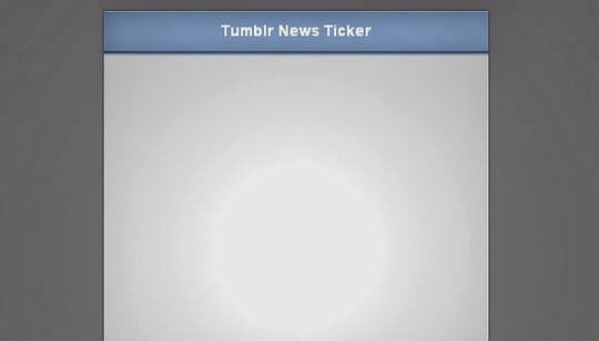 Make a Tumblr-powered News Ticker Make a Tumblr-powered News Ticker