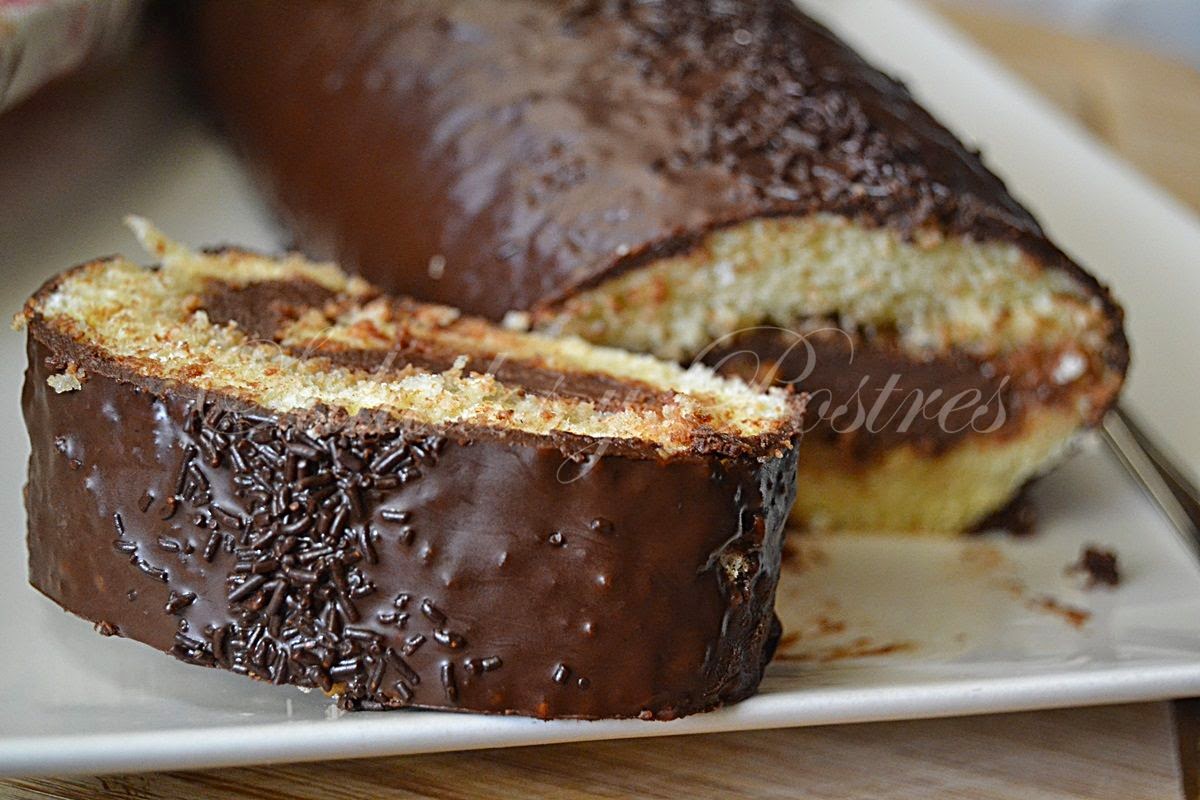 Brazo De Gitano Relleno De Crema De Chocolate