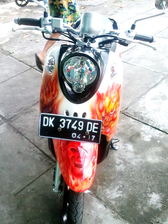 Corak Airbrush Sepeda Motor Corak Airbrush Sepeda Motor