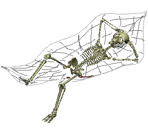 Image result for esqueleto en hamaca