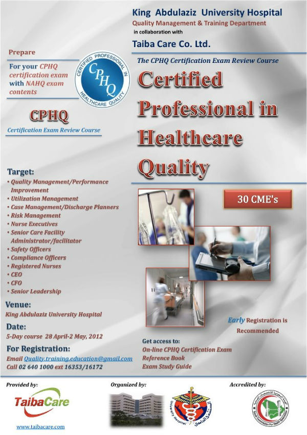 Professional Certification Certified Professional In Healthcare