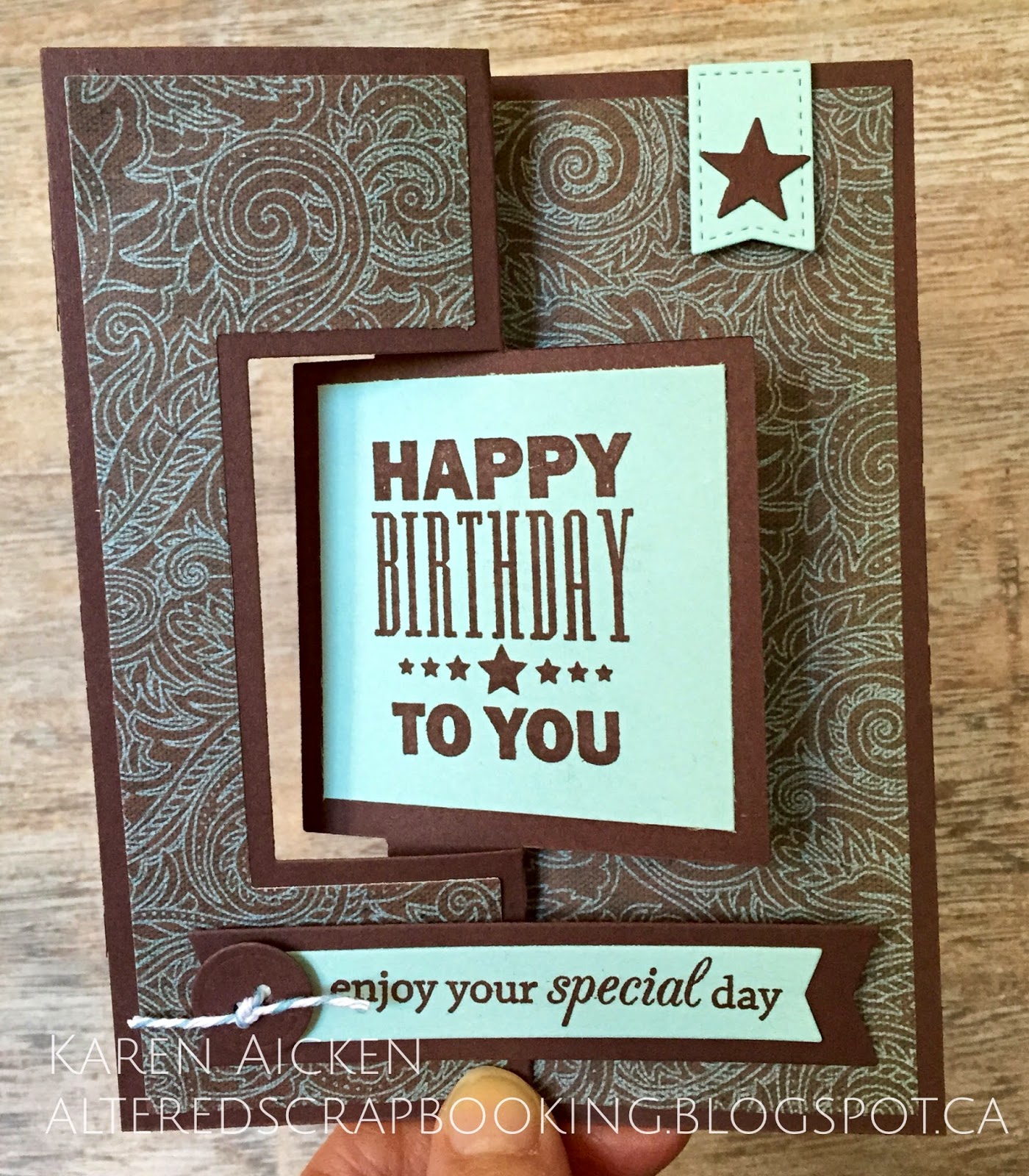 Altered Scrapbooking C4C290 Masculine Cards