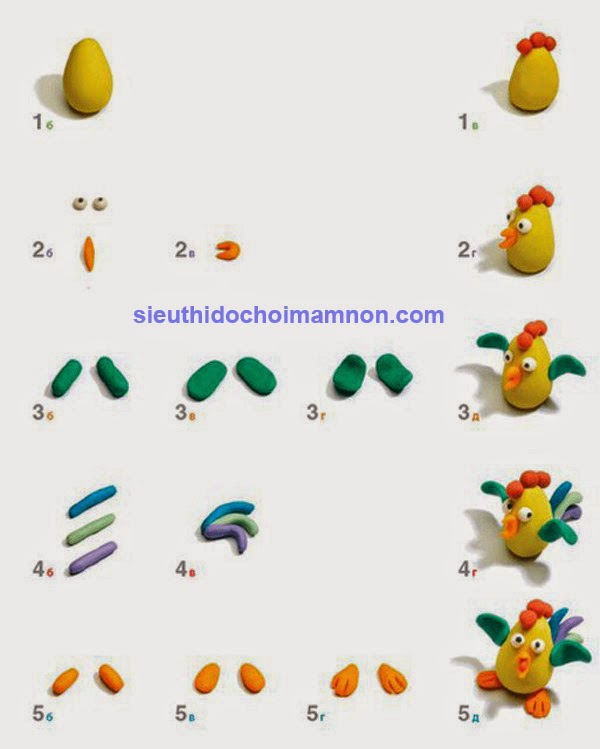 Hướng dẫn nặn đất sét nhật