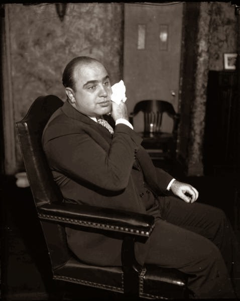 This is What Al Capone Looked Like  on 10/5/1931 