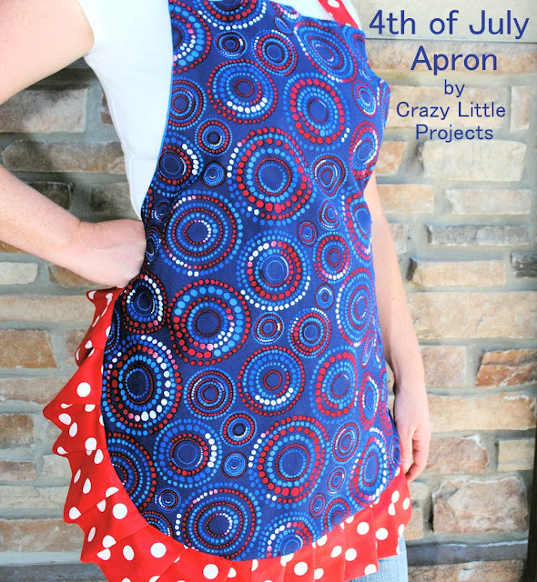 Free 4th of July Apron Pattern and Tutorial