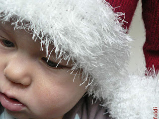 machine knitting passap santa baby hat
