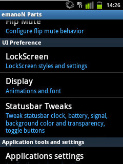 emanoN UI Preferences emanoN UI Preferences