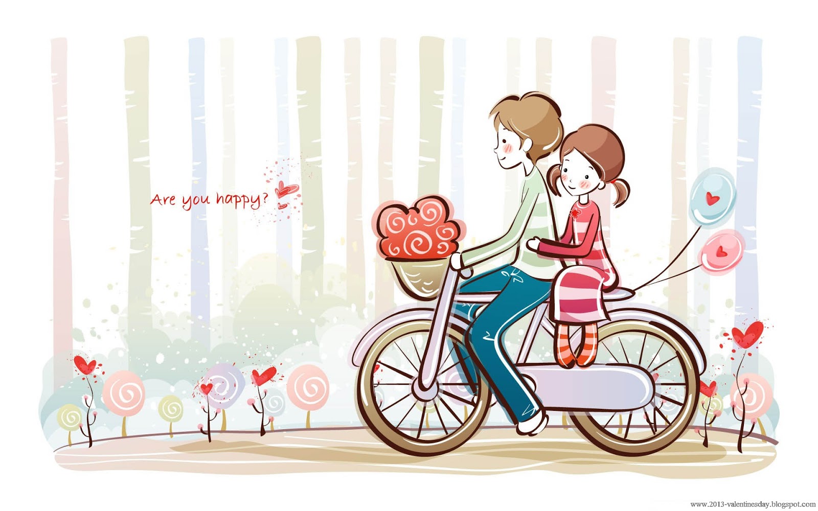Cute Cartoon Couple Love Hd wallpapers for Valentines day | Online