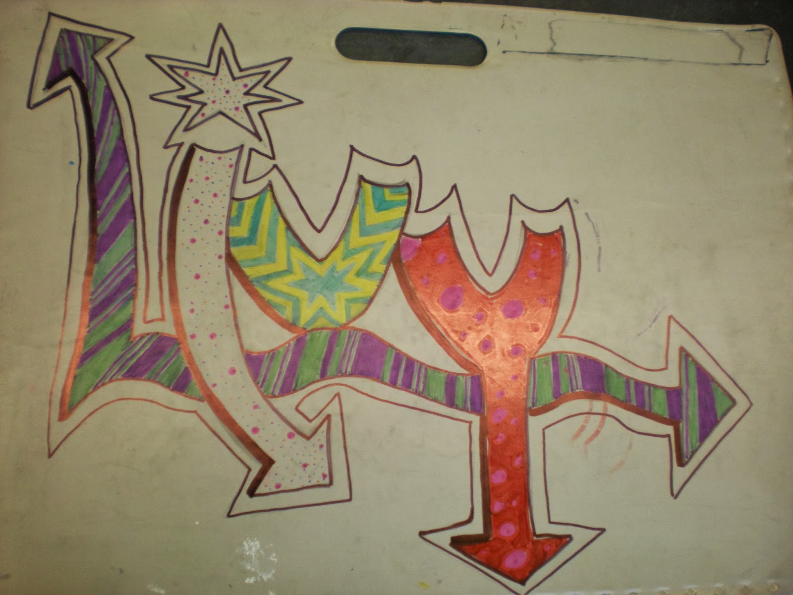 8th Grade Graffiti Lesson