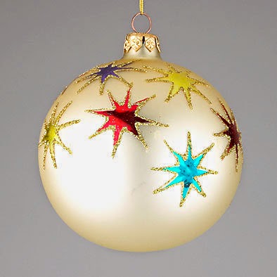Glass Christmas Ornament from Russia