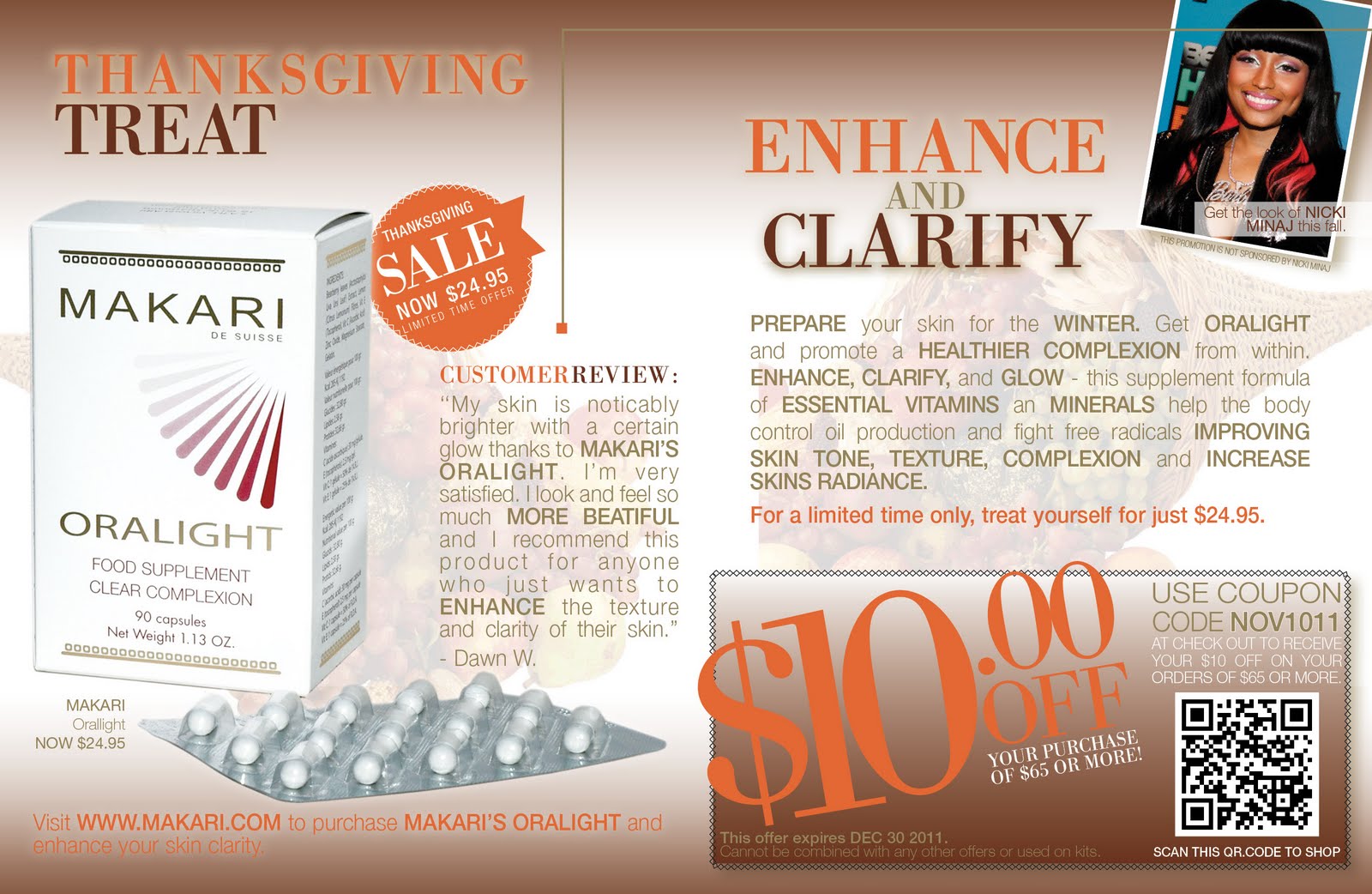 Makari De Suisse Skin Products: November 2011