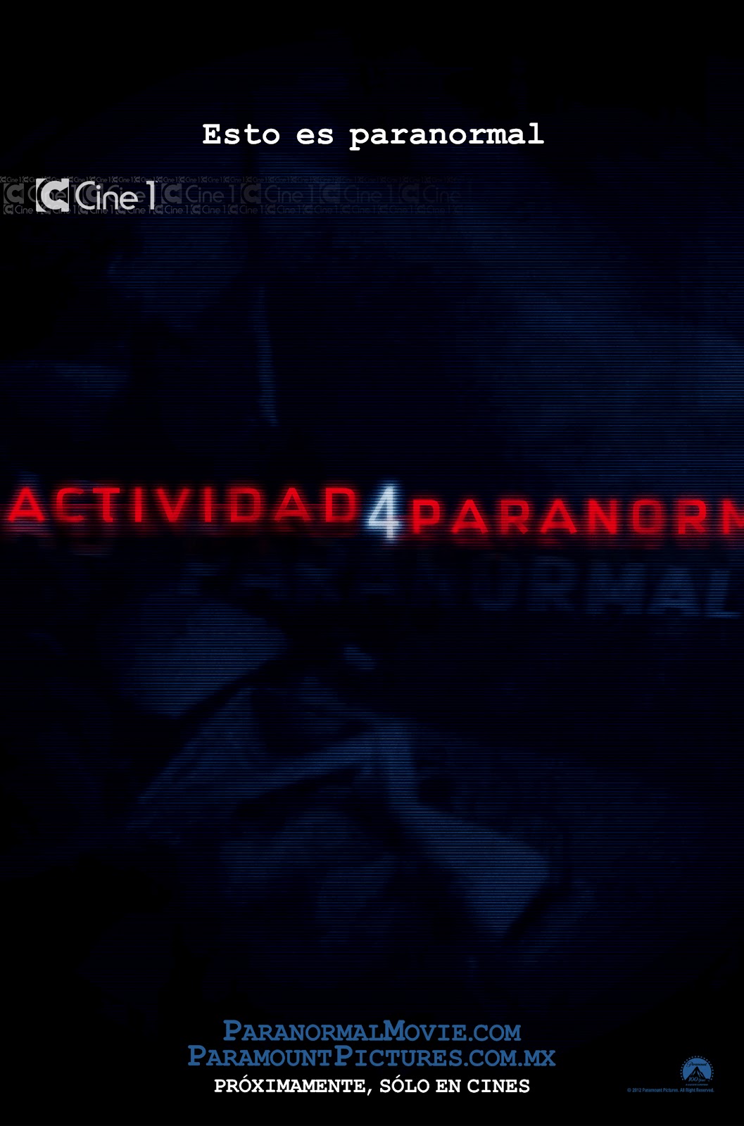 Poster Paranormal Activity 4 (Actividad Paranormal 4)