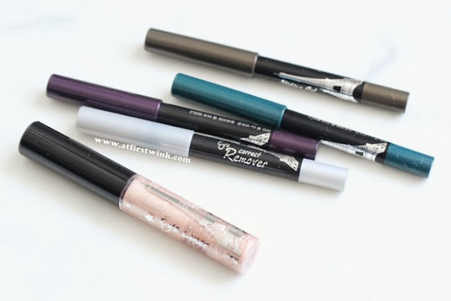 colorful eyeliners in the Mizon Parisien Eye Stage Collection mini eyeliner set