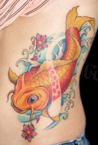 Tatuajes de flores japonesas -11 Tatuajes de flores japonesas -11