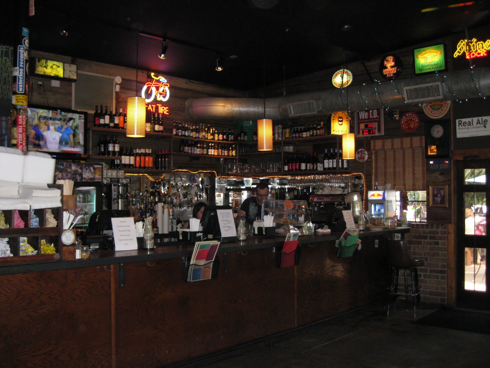 Inside at Onion Creek