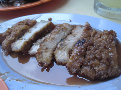 Loo's Hainanese Curry Rice, pork chop