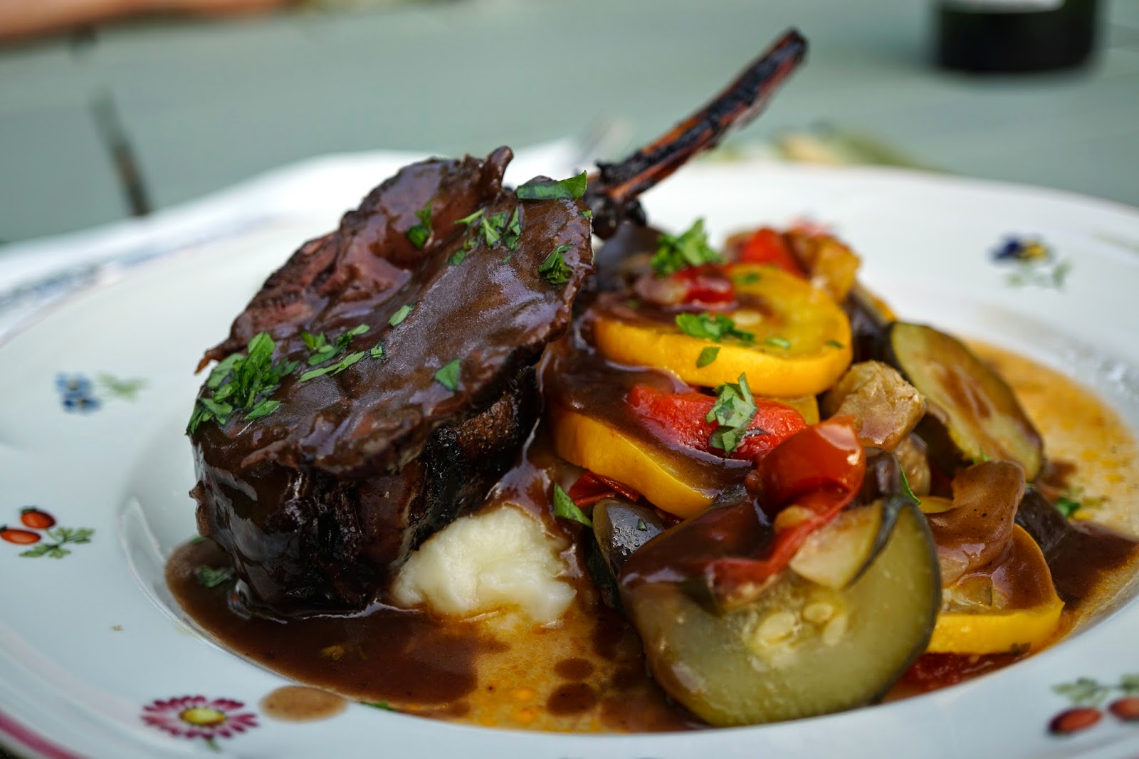 Gathering Around The Grill Grilled Rack of Venison with Roasted Garlic